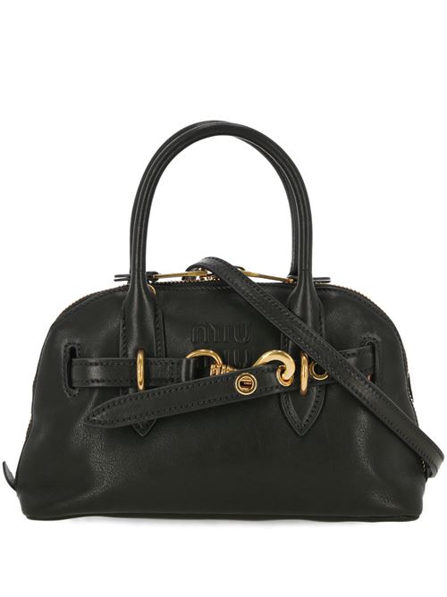 Black two-way bag MIU MIU | 5BB1692BBLF0002